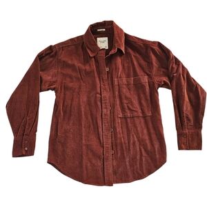 Abercrombie & Fitch Rust Button Down Shirt